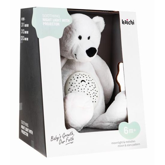 Plyšový medvídek s projektorem a melodiemi Hugo