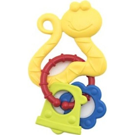 Gumové kousátko + přívěsky - mix 4 druhy