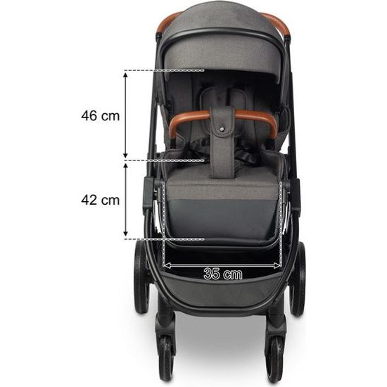 Sportovní kočárek Ratio dark grey