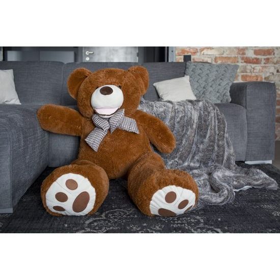 Plyšový medvěd Maty 130 cm hnědý