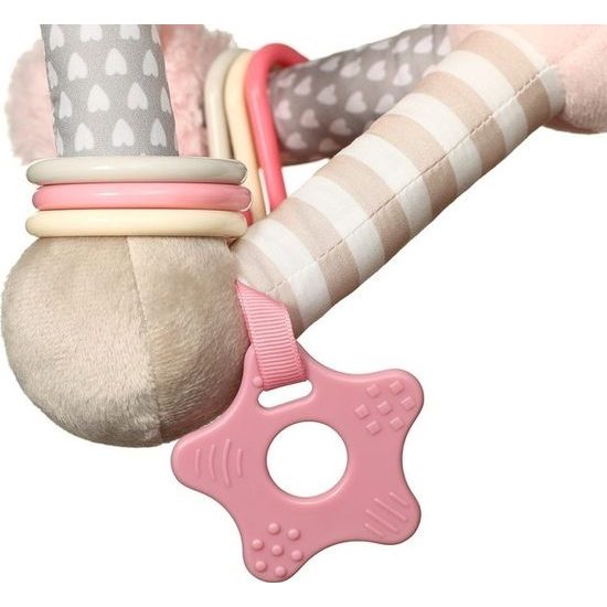 Edukační hračka Baby Ono pyramida Tiny Yoga pink