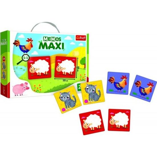 Pexeso Maxi - Zvířata na farmě 24 kusů - společenská hra