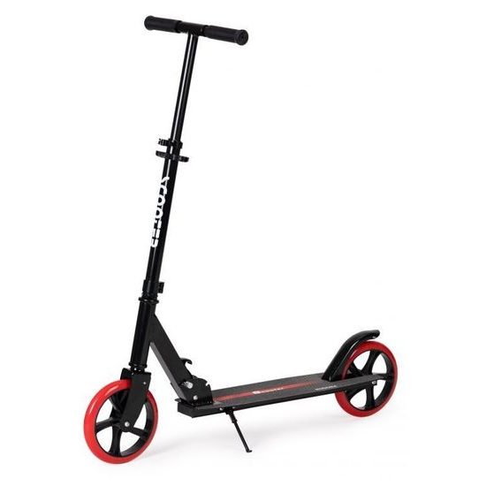 Ecotoys dětská skládací koloběžka s hliníkovým rámem Black Scooter