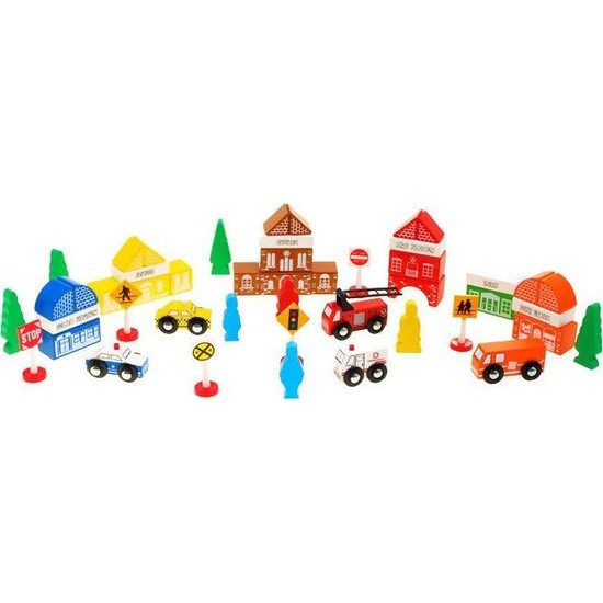 Dřevěné kostky MĚSTSKÝ hasičský sbor