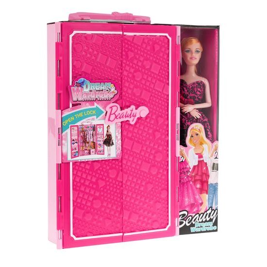 Panenka se šatníkem a doplňky Dream Wardrobe