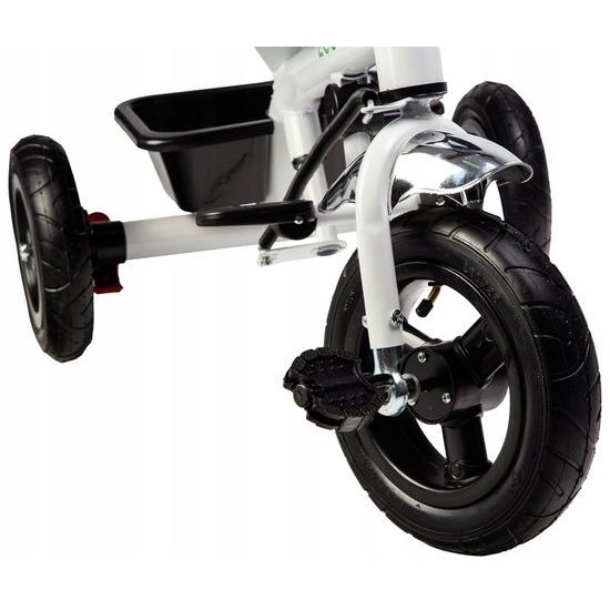 Ecotoys dětská tříkolka se stříškou modrá - nafukovací kola