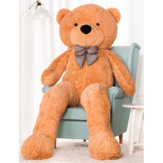 Plyšový medvěd Kvído 220 cm XXL medový