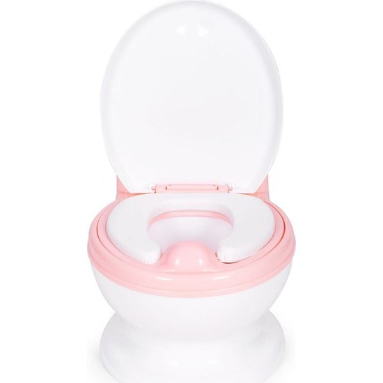 Ecotoys dětský nočník růžovo-bílý