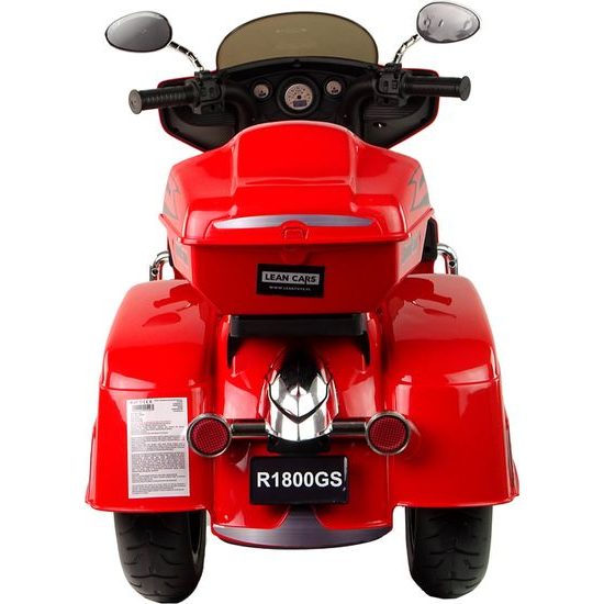 Elektrická tříkolka červená