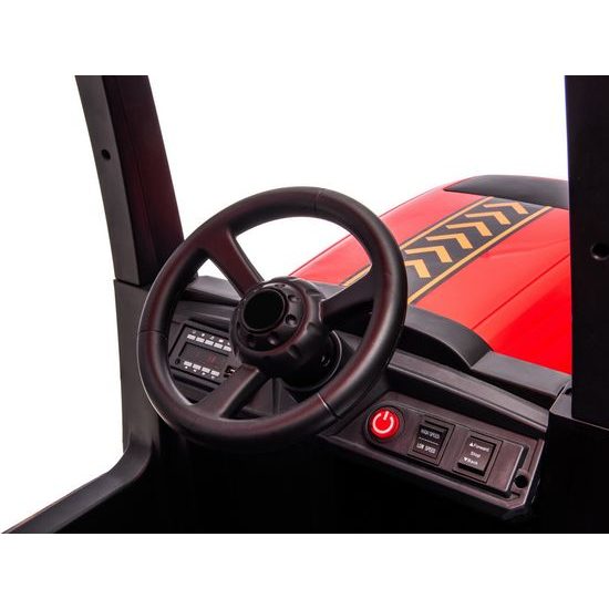 Dětský elektrický traktor A011 24V červená