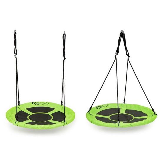 Ecotoys dětská houpačka Čapí hnízdo zelená