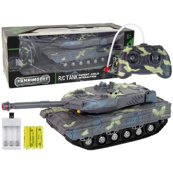 Vojenský tank na dálkové ovládání RC Tank maskovaný