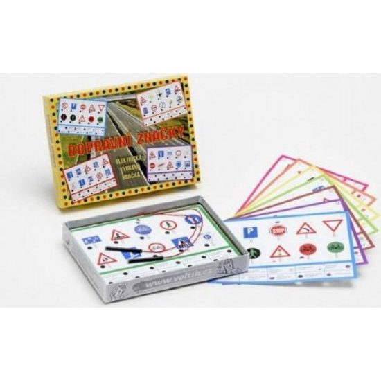 Dopravní značky - společenská hra na baterie