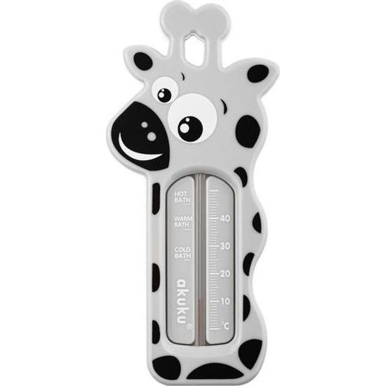 Dětský teploměr do vaničky Akuku Žirafa šedá Šedá