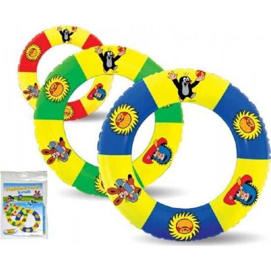 Kruh Krtek nafukovací - mix 3 barvy