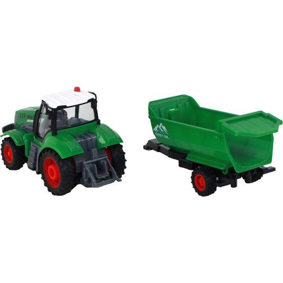 R/C traktor s přívěsem na dálkové ovládání