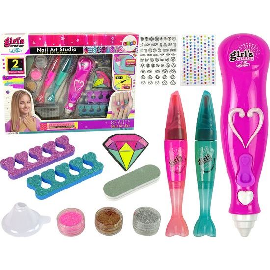 Sada na malování nehtů pera Glitter Diamonds