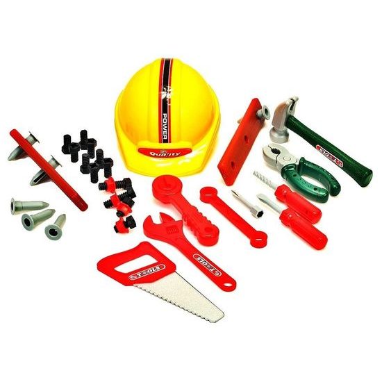 Dětský pracovní stůl s helmou Super Tools