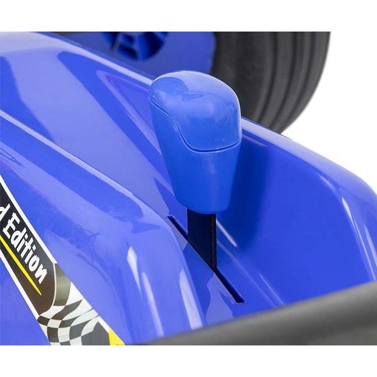 Dětská šlapací motokára Go-kart Milly Mally Rocket modrá