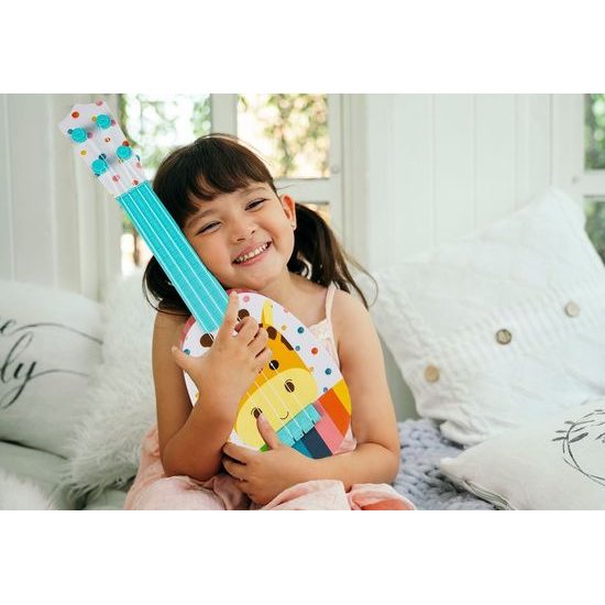 Dětská kytara se žirafou 36 cm