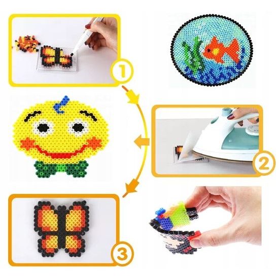 Zažehlovací korálky Iron Beads 16000 kusů