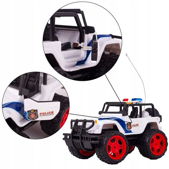 Policejní auto na dálkové ovládání Super Police Car 1:14