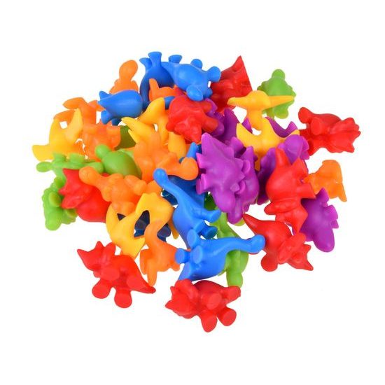 Dětská ukládačka Veselí dinosauři 48 kusů