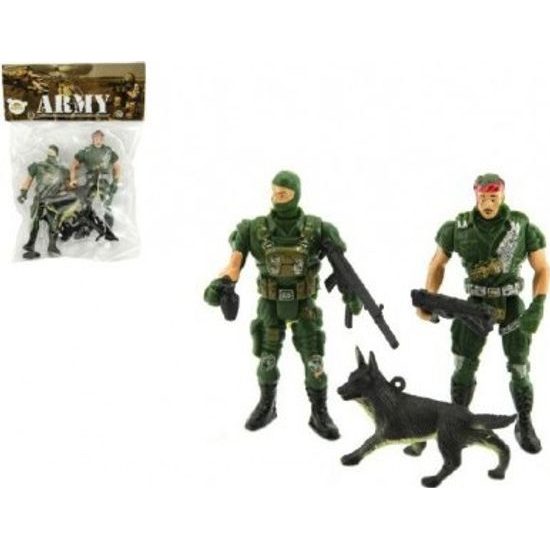 Sada vojáci s doplňky
