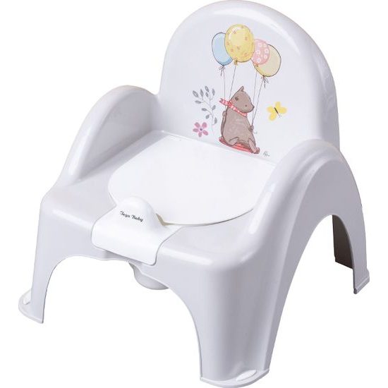 Tega Baby Nočník/židlička Medvídek - šedý