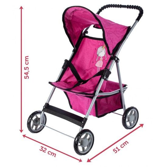 Sportovní kočárek pro panenky Rose Princess