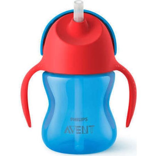 Philips AVENT Hrneček s ohebným brčkem 200 ml chlapec