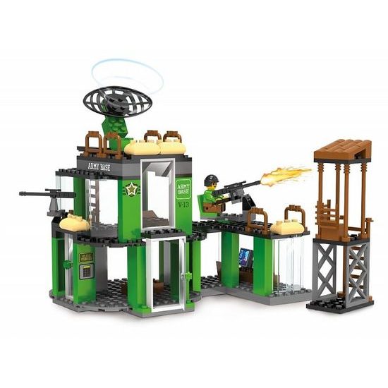 Blocki MyArmy stavebnice vojenská základna 251 dílků