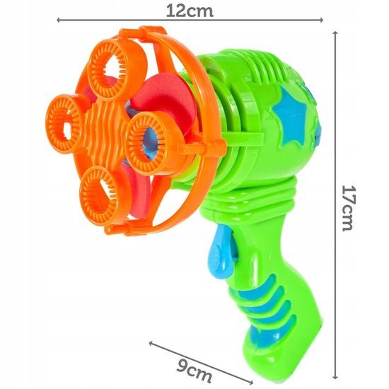 Bublifuk na baterie Bubble Cyclone zelený