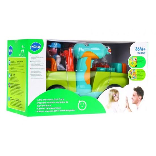 Huile Toys multifunkční autíčko se světlem a zvukem Tool Truck