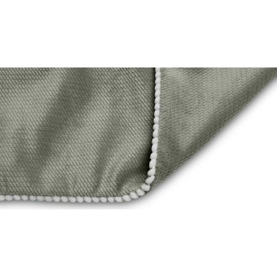 Dětská dečka velvet šedá 75x100 cm