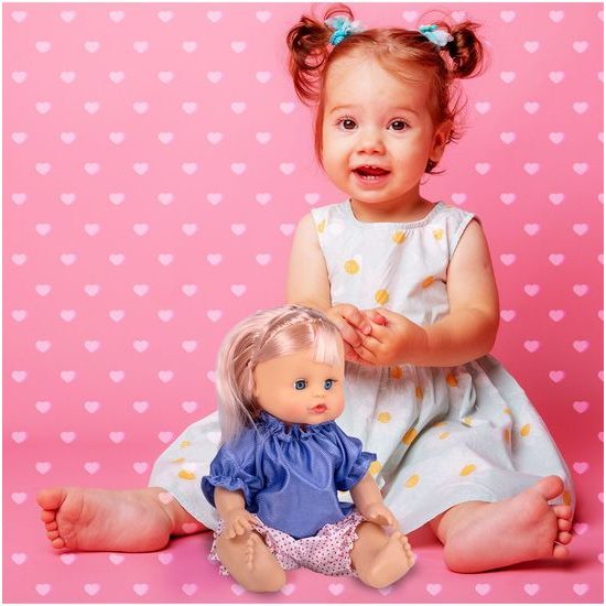 Mluvící panenka s příslušenstvím Baby Doll 31 cm