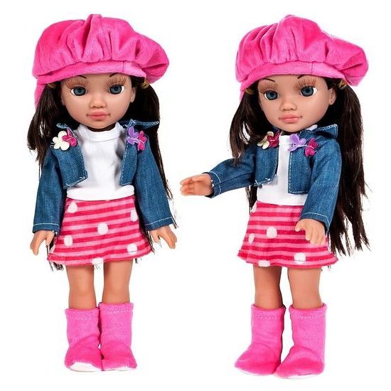 Panenka brunetka Honey Doll 30 cm s příslušenstvím