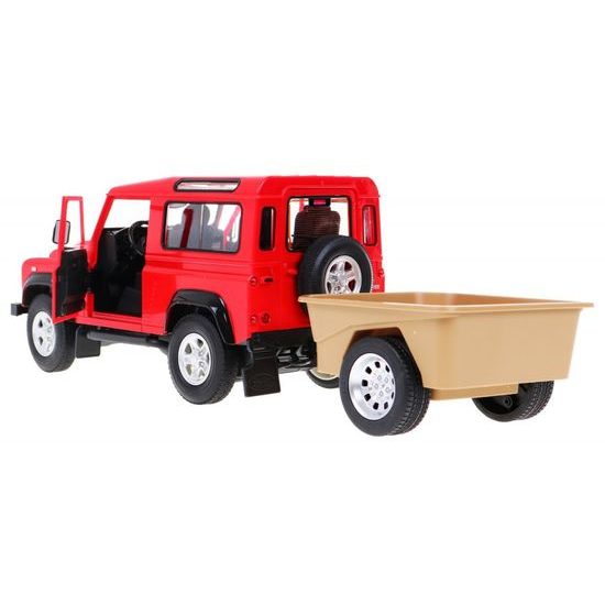 Rastar auto na dálkové ovládání Land Rover Defender 1:14 červené