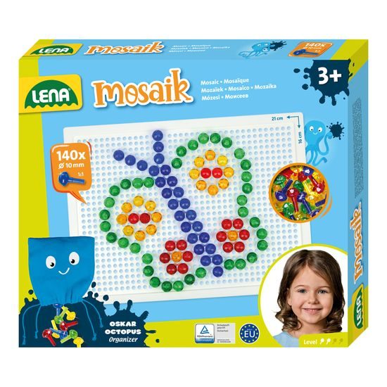 Mozaika klobouček - krystal 140ks