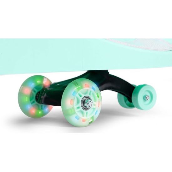 Ecotoys gravitační odrážedlo se svítícími koly Spinner - zelené