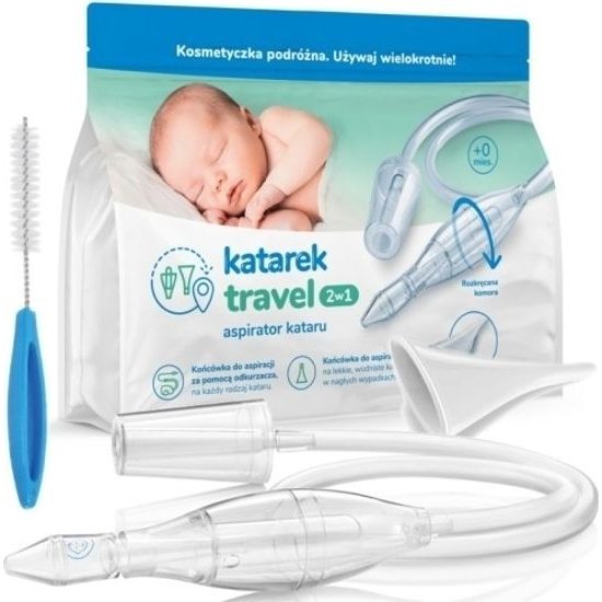 Katarek Odsávačka nosních hlenů Travel 2v1