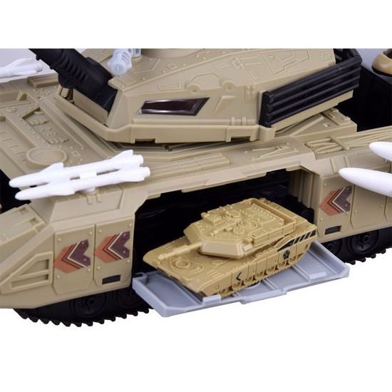 Vojenský tank s příslušenstvím a vojáčky Military Tank