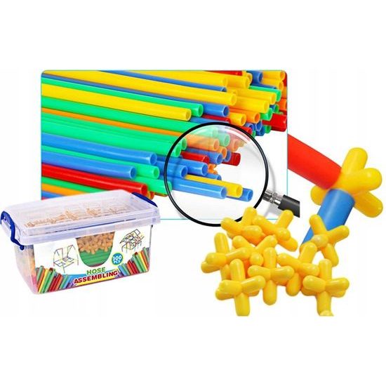 Doris kreativní stavebnice ze slámek Straws Blocks 700 dílků