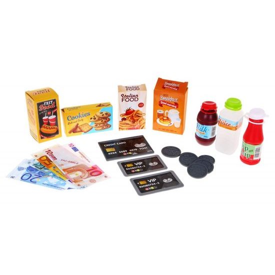 Majlo Toys dětská elektronická pokladna se zvuky a světly Happy Cashier