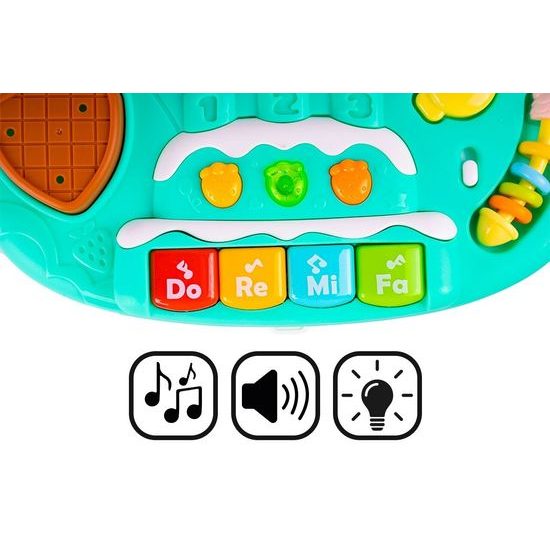 Haunger chodítko 2v1 s hracím stolečkem a košíkovou Active Table - zelené