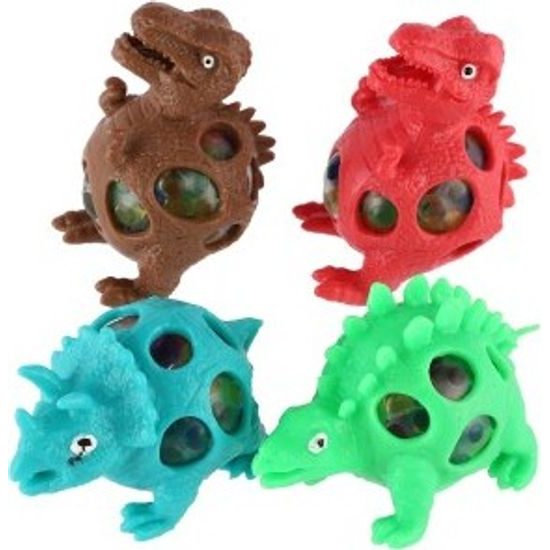 Dinosaurus antistresový mačkací - mix 4 barvy