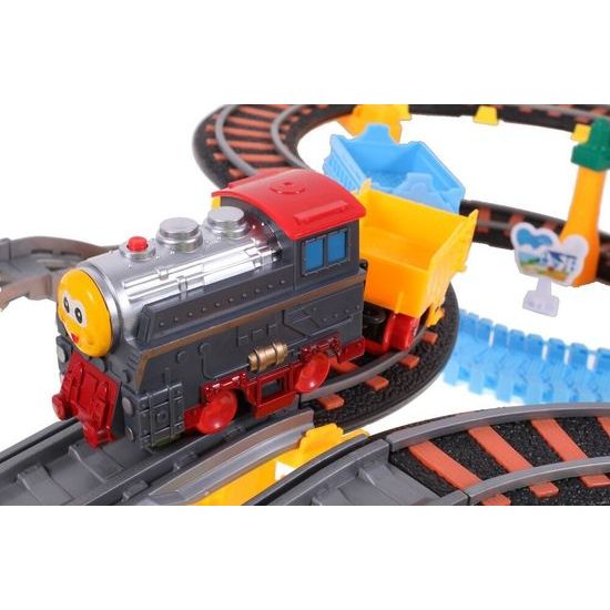 Dětská vláčkodráha se zvukem Cartoon Trail 192 součástí