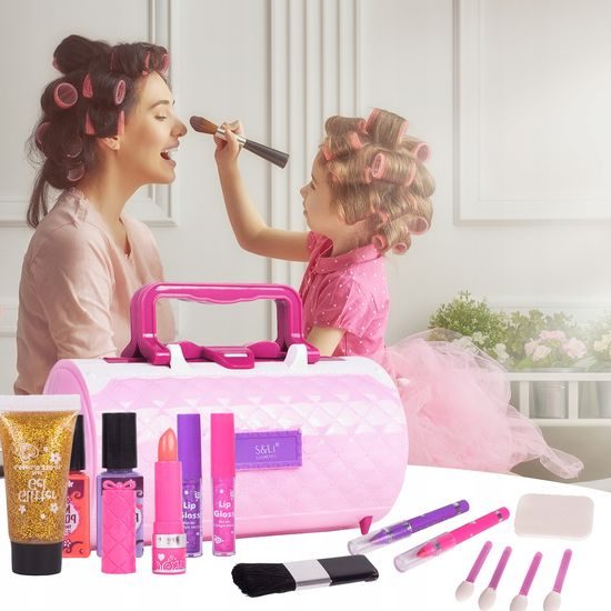 Dětská kosmetická sada v kabelce Fashion Handbag 78 součástí