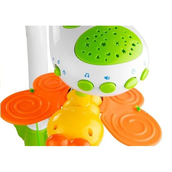 Majlo Toys kolotoč nad postýlku s projektorem Včelka