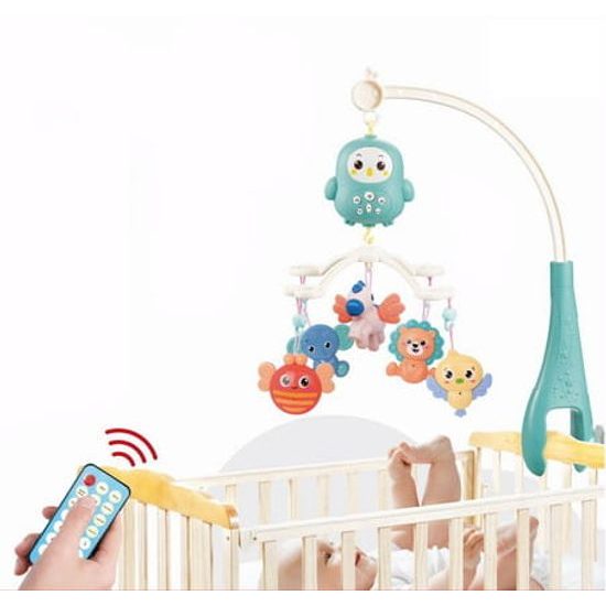 Doris kolotoč nad postýlku s melodiemi a dálkovým ovládáním Zvířátka